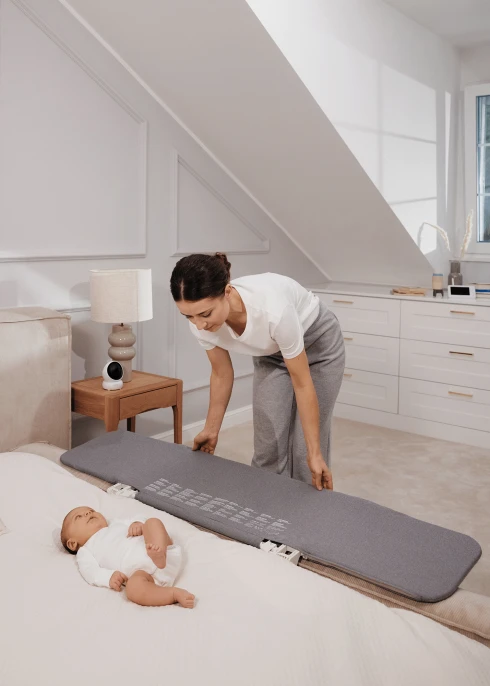 Lionelo Lora XL Beige Sand — Barierka ochronna|Opinie i cena