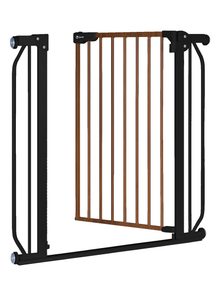 Bramka ochronna Truus Slim Black Carbon - Lionelo
