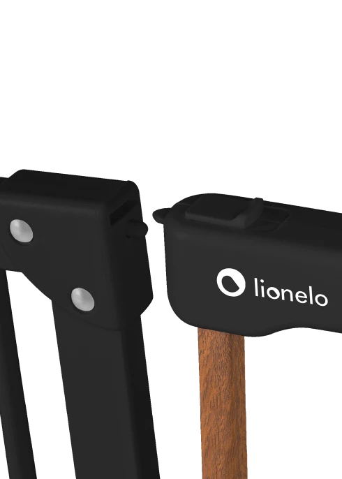 Bramka ochronna Truus Slim Black Carbon - Lionelo