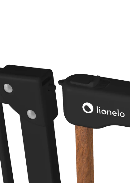 Bramka ochronna Truus Slim Black Carbon - Lionelo