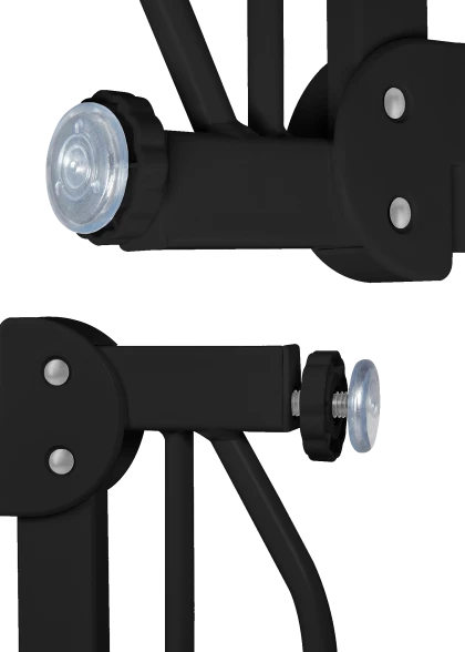 Bramka ochronna Truus Slim Black Carbon - Lionelo