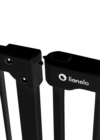 Bramka ochronna Truus Slim Black Onyx - Lionelo