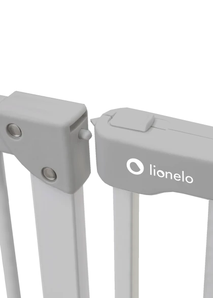 Bramka ochronna Truus Slim Grey - Lionelo