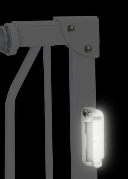 Bramka ochronna Truus Slim LED White - Lionelo