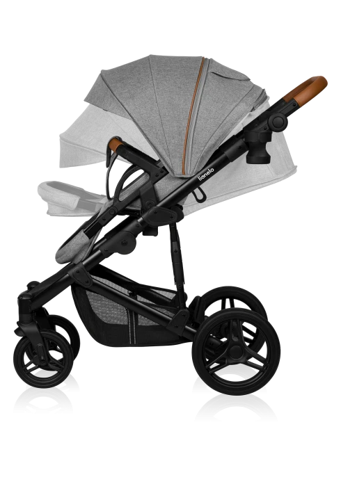 Wózek 2w1, koła offroad, gondola + spacerówka - Mari Tour Grey Stone - Lionelo