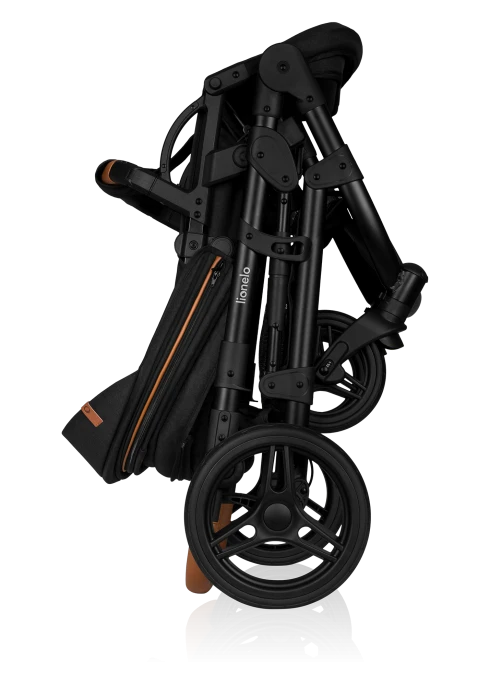Wózek 2w1, koła offroad, gondola + spacerówka - Mari Tour Black Onyx - Lionelo