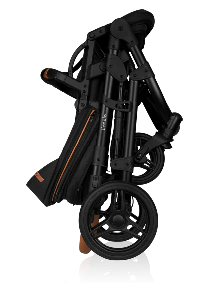 Wózek 2w1, koła offroad, gondola + spacerówka - Mari Tour Black Onyx - Lionelo