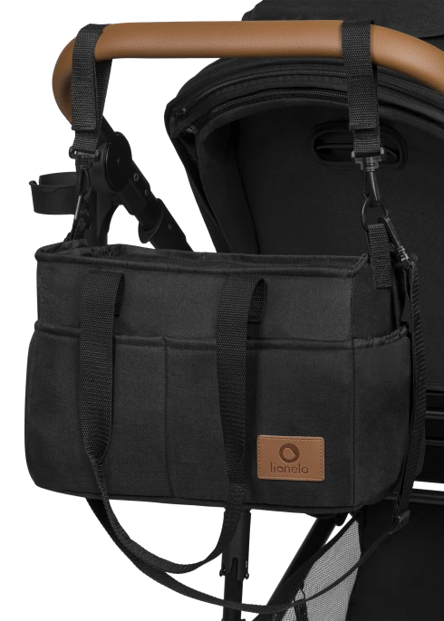 Wózek 2w1, koła offroad, gondola + spacerówka - Mari Tour Black Onyx - Lionelo
