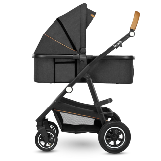 Lionelo Amber 3w1 Grey Graphite — Wózek wielofunkcyjny z fotelikiem