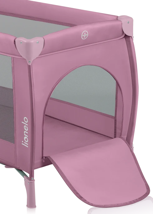 Łóżeczko turystyczne Stefi Plus Pink - Lionelo
