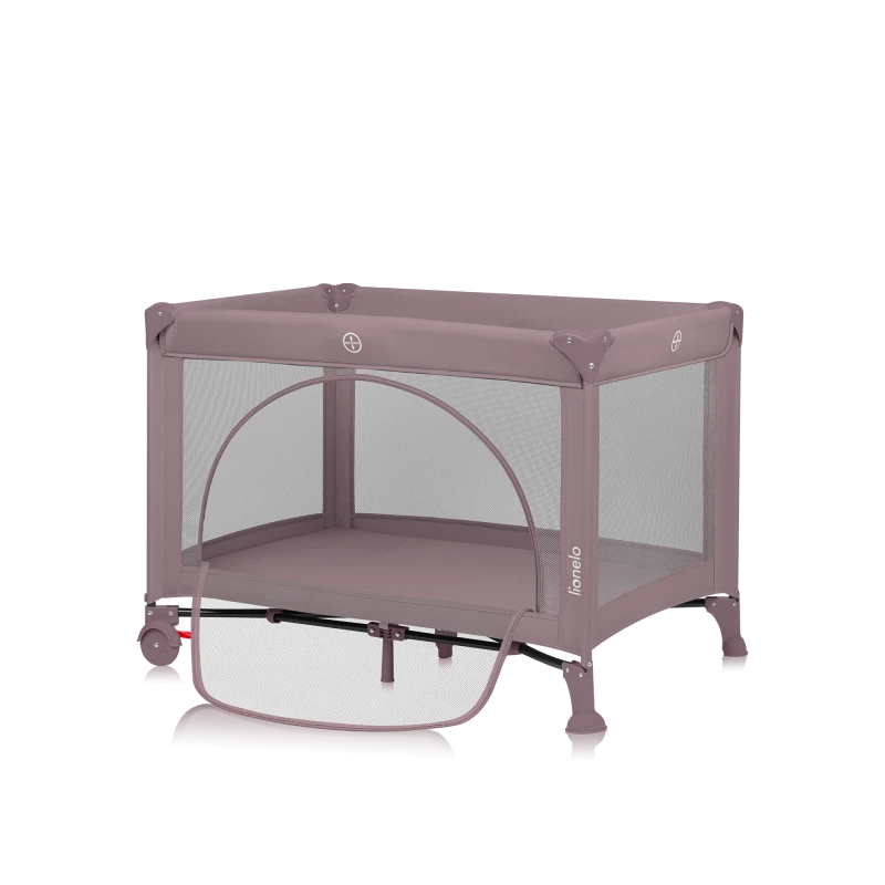 Łóżeczko turystyczne Laura Pink - Lionelo