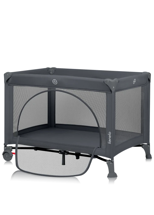 Łóżeczko turystyczne Laura Grey Concrete - Lionelo