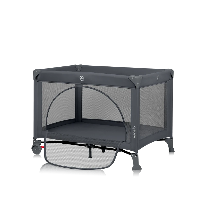 Łóżeczko turystyczne Laura Grey Concrete - Lionelo