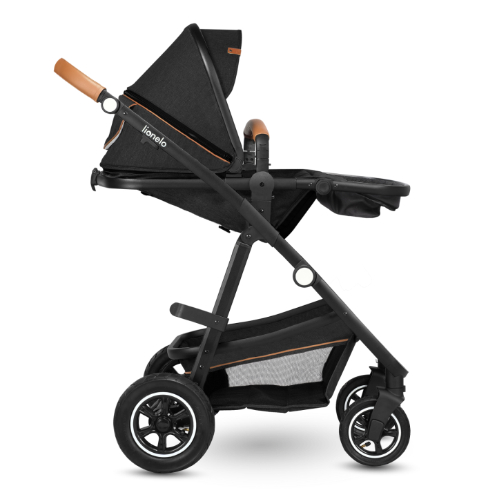 Lionelo Amber 2 w 1 Grey Graphite — wózek wielofunkcyjny