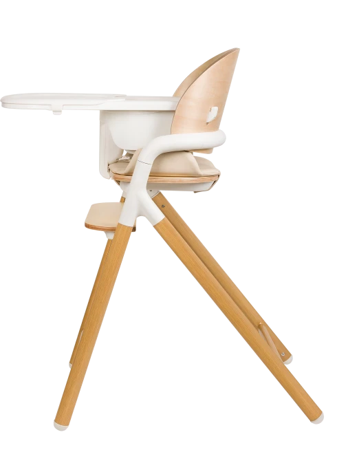 Krzesełko Rosnące z Dzieckiem Celia White Natural