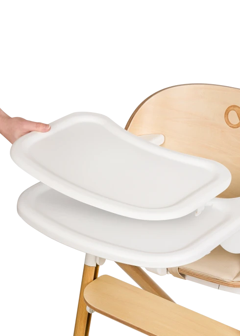 Krzesełko Rosnące z Dzieckiem Celia White Natural