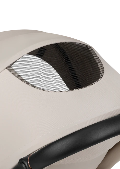 Wózek spacerowy od narodzin, koła gumowe, do 22 kg, klamra magnetyczna - Iva Beige Sand - Lionelo