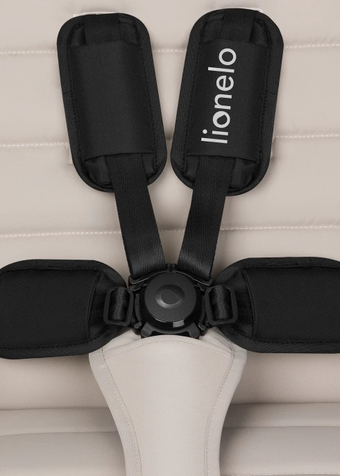 Wózek spacerowy od narodzin, koła gumowe, do 22 kg, klamra magnetyczna - Iva Beige Sand - Lionelo