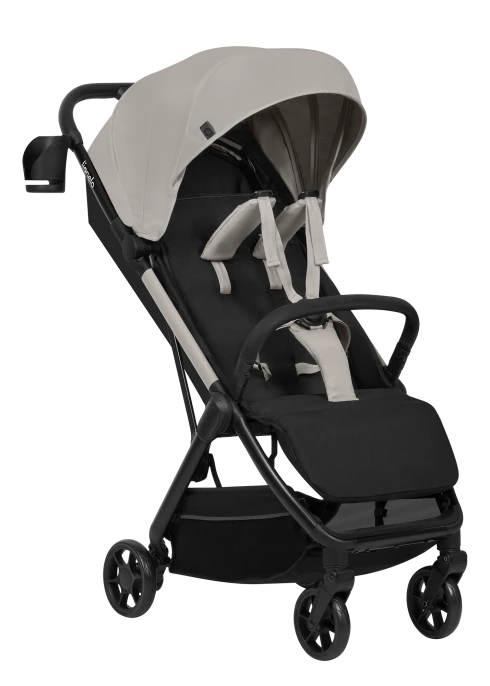 Wózek spacerowy 7,5 kg, auto-fold, od narodzin, kompaktowy - Julie Air Beige Sand - Lionelo
