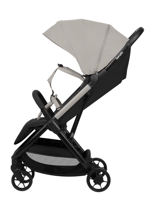 Wózek spacerowy 7,5 kg, auto-fold, od narodzin, kompaktowy - Julie Air Beige Sand - Lionelo