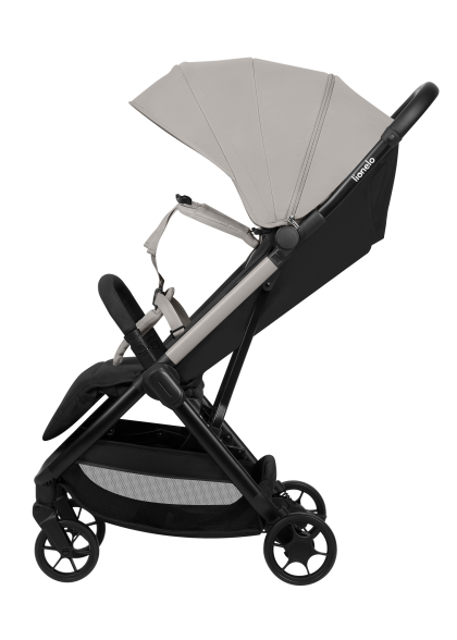Wózek spacerowy 7,5 kg, auto-fold, od narodzin, kompaktowy - Julie Air Beige Sand - Lionelo