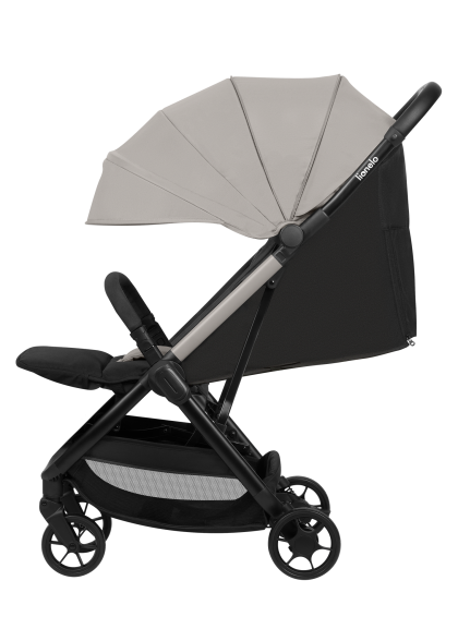 Wózek spacerowy 7,5 kg, auto-fold, od narodzin, kompaktowy - Julie Air Beige Sand - Lionelo