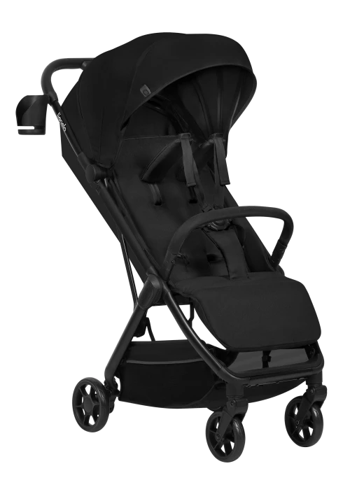 Wózek spacerowy 7,5 kg, auto-fold, od narodzin, kompaktowy - Julie Air Black Onyx - Lionelo