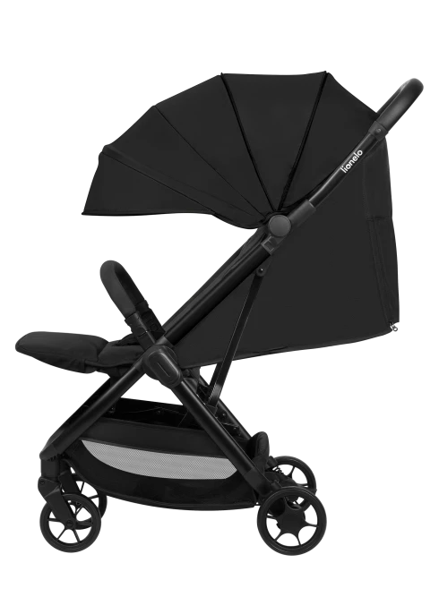 Wózek spacerowy 7,5 kg, auto-fold, od narodzin, kompaktowy - Julie Air Black Onyx - Lionelo