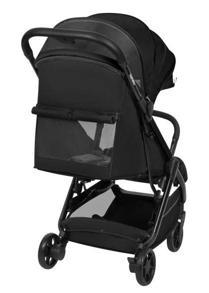 Wózek spacerowy 7,5 kg, auto-fold, od narodzin, kompaktowy - Julie Air Black Onyx - Lionelo