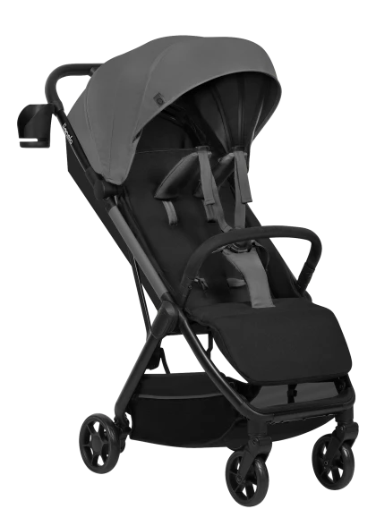 Wózek spacerowy 7,5 kg, auto-fold, od narodzin, kompaktowy - Julie Air Grey Stone - Lionelo