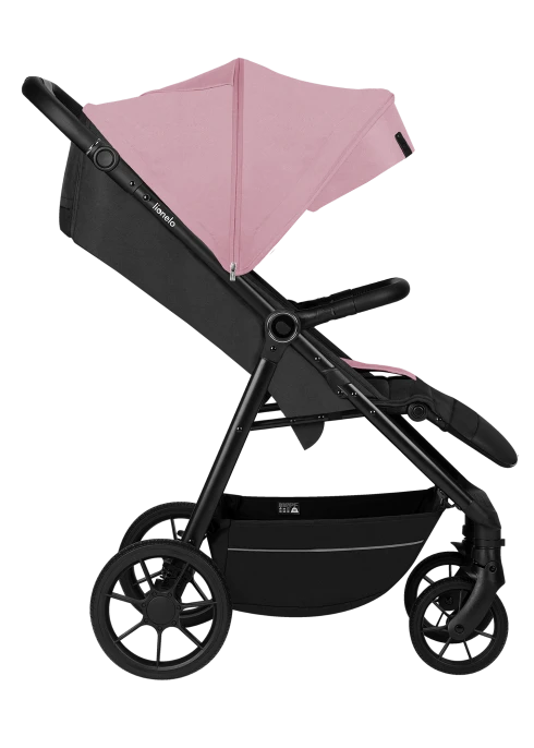 Wózek spacerowy, od narodzin, amortyzowany - Mira Pink Rose - Lionelo