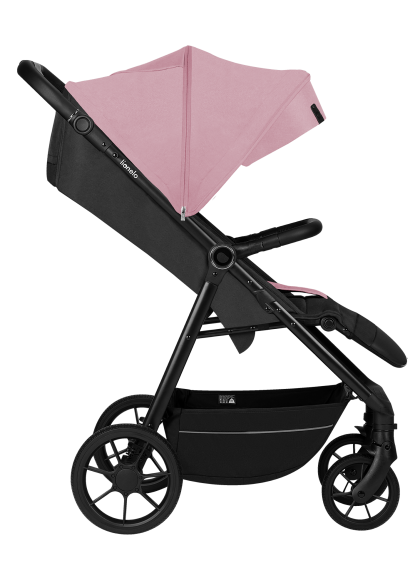 Wózek spacerowy, od narodzin, amortyzowany - Mira Pink Rose - Lionelo