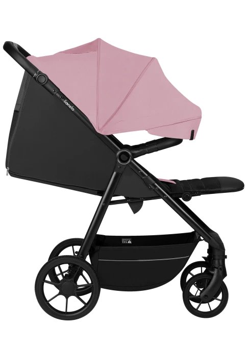 Wózek spacerowy, od narodzin, amortyzowany - Mira Pink Rose - Lionelo