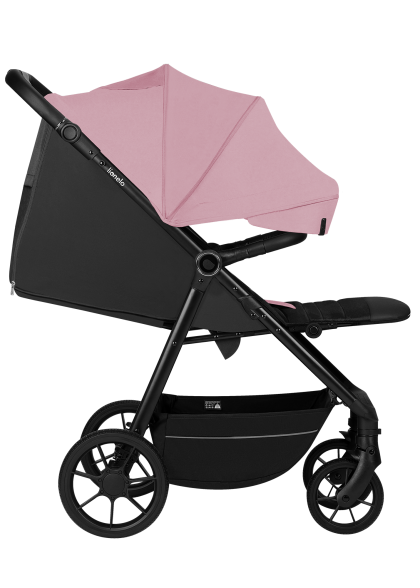 Wózek spacerowy, od narodzin, amortyzowany - Mira Pink Rose - Lionelo