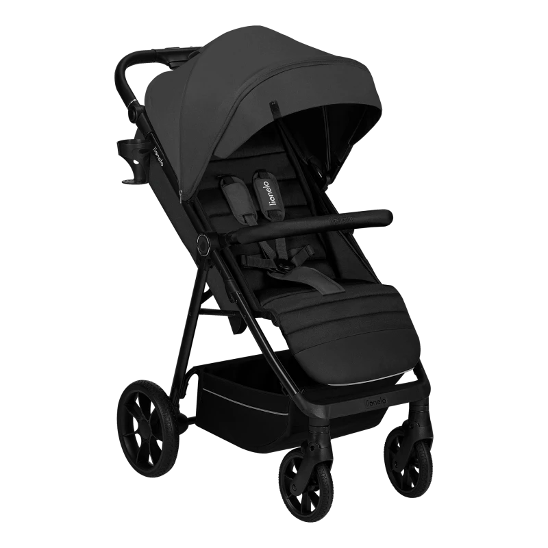 Wózek spacerowy, od narodzin, amortyzowany - Mira Grey Graphite - Lionelo