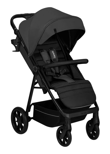 Wózek spacerowy, od narodzin, amortyzowany - Mira Grey Graphite - Lionelo