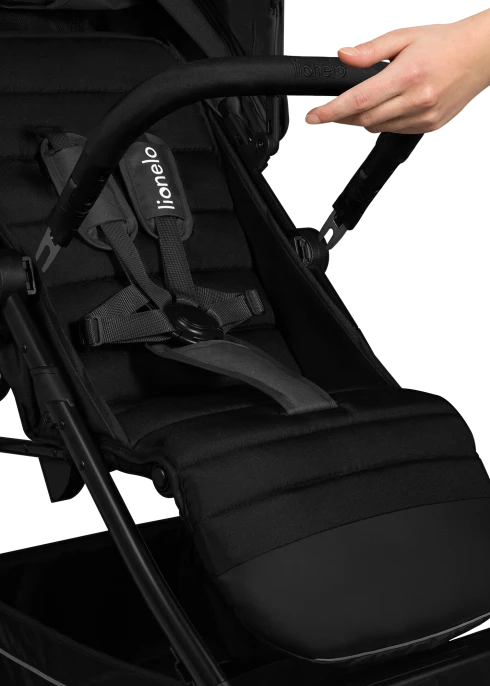 Wózek spacerowy, od narodzin, amortyzowany - Mira Grey Graphite - Lionelo