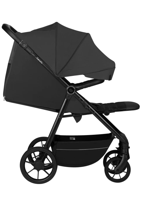 Wózek spacerowy, od narodzin, amortyzowany - Mira Grey Graphite - Lionelo