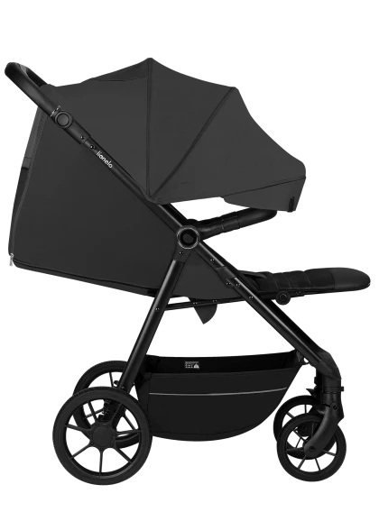 Wózek spacerowy, od narodzin, amortyzowany - Mira Grey Graphite - Lionelo