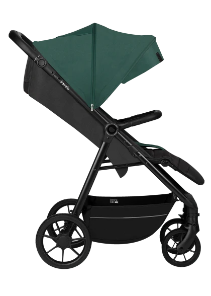 Wózek spacerowy, od narodzin, amortyzowany - Mira Green Emerald - Lionelo