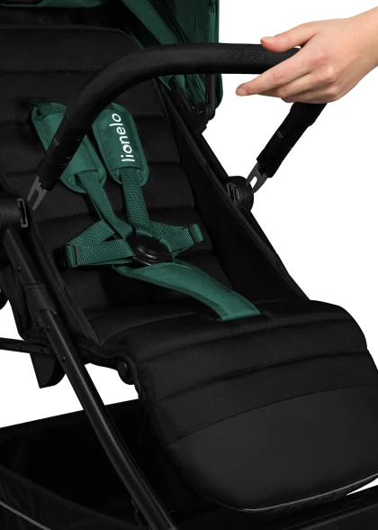 Wózek spacerowy, od narodzin, amortyzowany - Mira Green Emerald - Lionelo