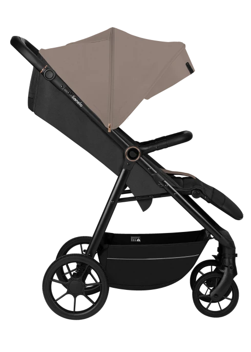 Wózek spacerowy, od narodzin, amortyzowany - Mira Beige Sand - Lionelo