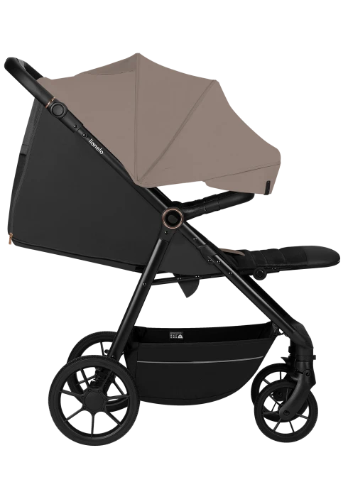 Wózek spacerowy, od narodzin, amortyzowany - Mira Beige Sand - Lionelo