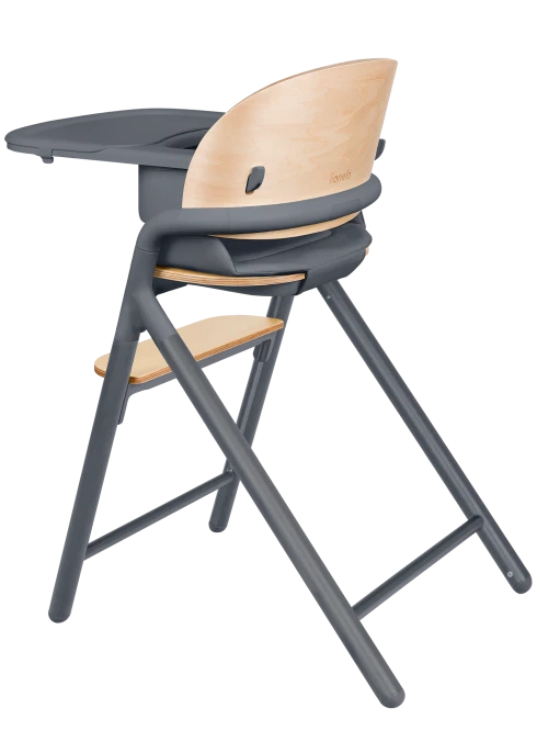 Drewniane Krzesełko 3w1 Celia Grey Wood | Regulacja 1 Ręką
