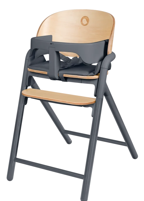 Drewniane Krzesełko 3w1 Celia Grey Wood | Regulacja 1 Ręką