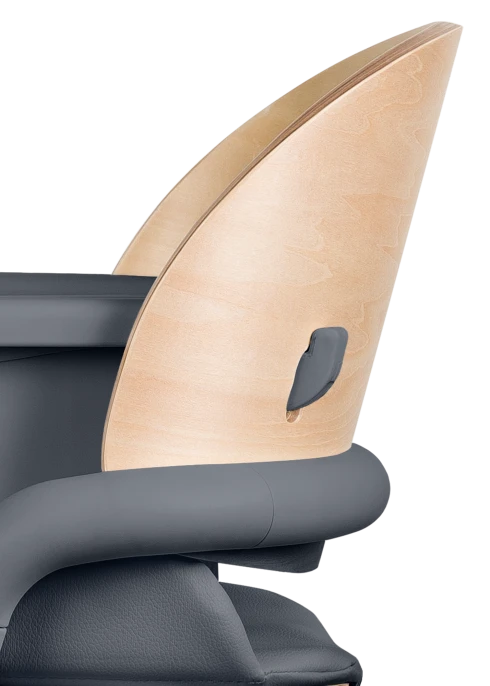 Drewniane Krzesełko 3w1 Celia Grey Wood | Regulacja 1 Ręką