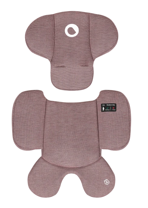 Fotelik Moxie i-Size Pink Mauve | Nosidełko z bambusem 40-87cm