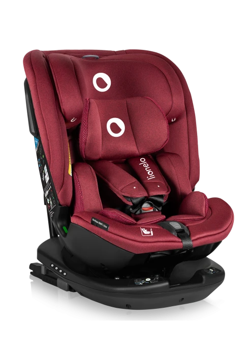 Fotelik samochodowy Bastiaan RWF i-Size Red Burgundy - Lionelo