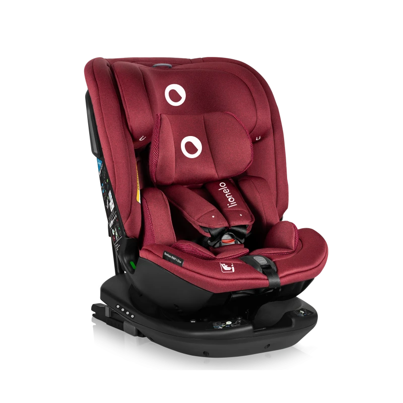 Fotelik samochodowy Bastiaan RWF i-Size Red Burgundy - Lionelo