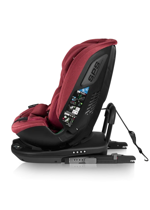Fotelik samochodowy Bastiaan RWF i-Size Red Burgundy - Lionelo